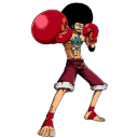 Affro Luffy Icon 128x128 png